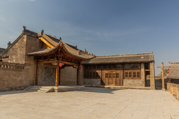 Fototapeta premium Ancient buildings in Zhangbicun village, Shanxi province, China