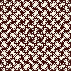 Geometric seamless pattern. Simple surface print.Thorn motif ornament. Minimal geo modern background