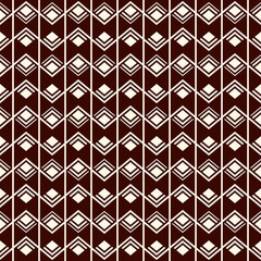 Ethnic seamless pattern. Geometric print. Chevrons, zigzag lines, diamonds background. Tribal, native americans ornament