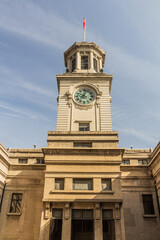 Clock tower of Hankow Customs House in Wuhan, China