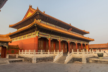 Obraz premium Palace of Longevity and Health in the Forbidden City in Beijing, China