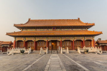 Naklejka premium Palace of Compassion and Tranquility in the Forbidden City in Beijing, China