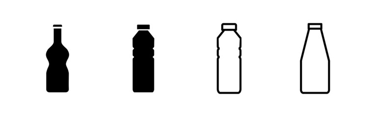 Bottle icon vector for web and mobile app. bottle sign and symbol