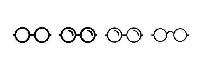 Glasses icon vector for web and mobile app. Glasses sign and symbol