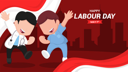 international labor day greeting banner