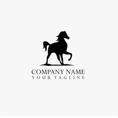 Wild Horse logo  Vector  Silhouette