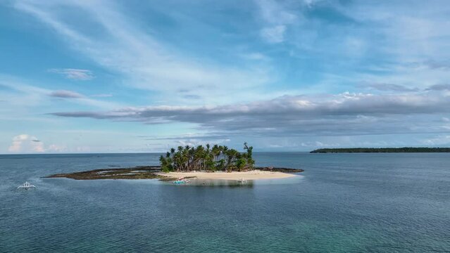 Aerial view of Guyam Island, Philippines.