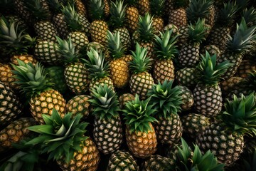 Fototapeta premium many pineapples