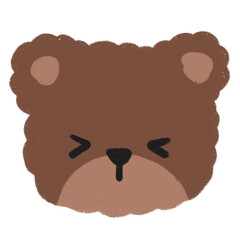 Bear cute emoticon