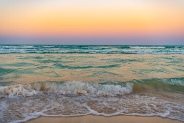 view photo of nature sunrise. nature sunrise at beach. nature sunrise with sea.