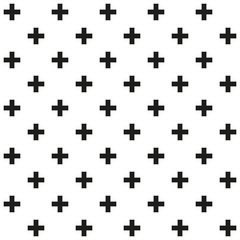 Crosses pattern in abstract style. Seamless abstract geometric pattern. Vector illustration.