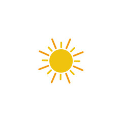 Illustration of sun vector design