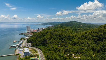 City of Sandakan capital of the Sandakan District in Sabah, Malaysia.