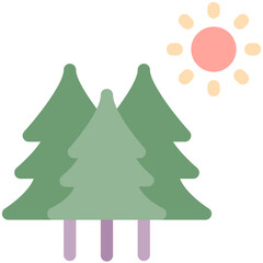 tree flat icon