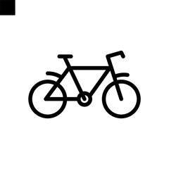 Fototapeta premium Bike icon line style vector