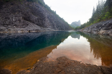 lake in the mountains