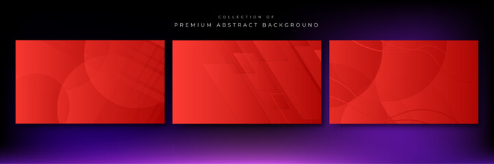 Vector gradient dynamic red lines background