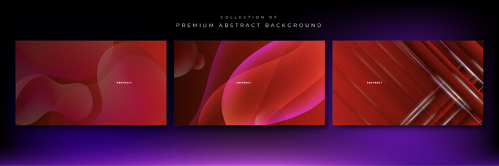 Vector gradient dynamic red lines background