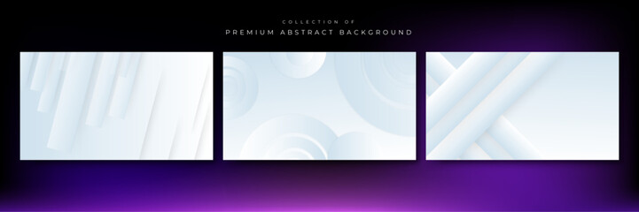 Vector gradient dynamic white lines background