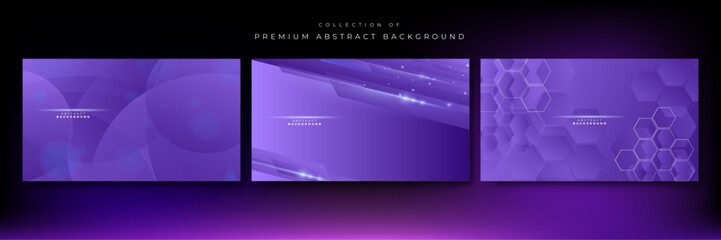 Vector gradient dynamic purple lines background