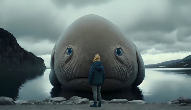 what does sadness look like portrait ultra wid sea animals 