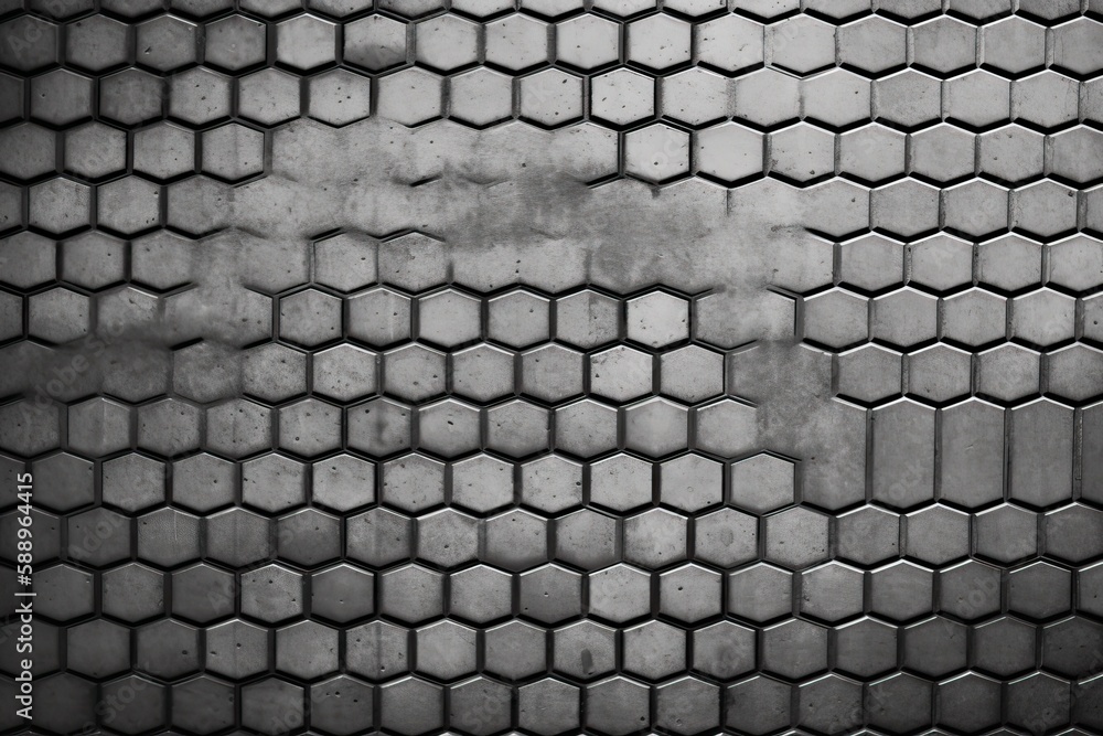 Poster monochromatic image showcasing the texture and pattern of a metallic surface. generative ai