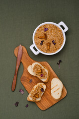 Chanterelle mushrooms pate