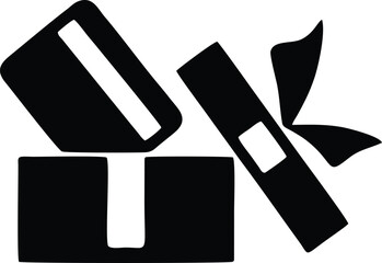 gift icon symbol design vector image. Illustration of the package box present design image. EPS 10.