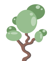 Geometric Tree in The Garden