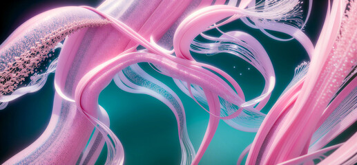 Fototapeta premium Abstract biological background artwork created with Generative AI.