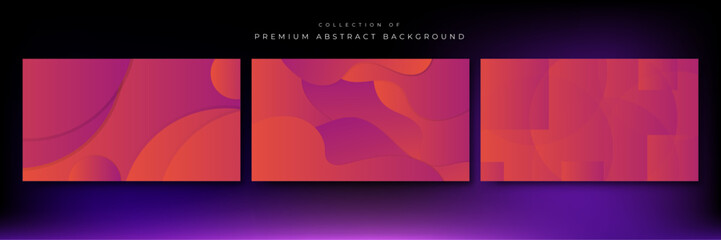 Vector gradient dynamic abstract lines background red