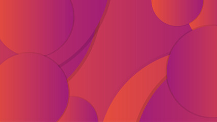 Geometric shapes abstract modern technology background design. Vector abstract graphic presentation design banner pattern wallpaper background web template red