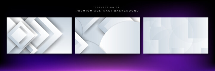 Vector gradient abstract background white