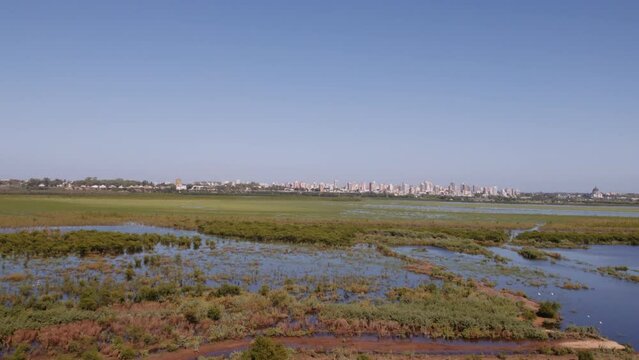 aerial San nicolas de los arrollos - argentina