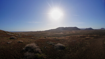 atardecer en desierto 