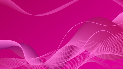 Vector gradient dynamic abstract lines background red