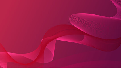 Geometric shapes abstract modern technology background design. Vector abstract graphic presentation design banner pattern wallpaper background web template red