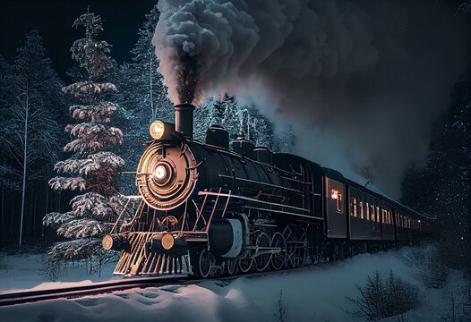 Polar Express Train Images – Browse 741 Stock Photos, Vectors, and ...