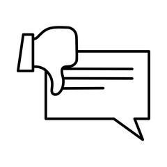 Bad feedback feedback icons with black outline style. feedback, good, positive, rating, negative, customer, satisfaction. Vector illustration