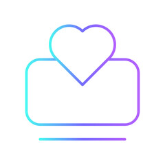 Favorite feedback feedback icons with purple blue outline style. online, feedback, survey, review, satisfaction, rating, customer. Vector illustration