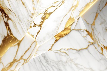 Abstract golden white marble texture background