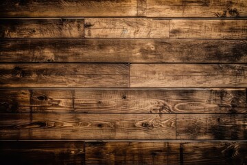 Background with textureless brown wood. Generative AI