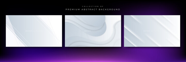 Vector gradient abstract background white