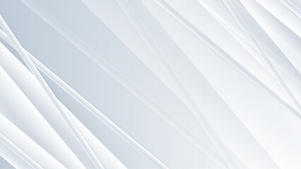 Obraz premium Modern geometric shapes 3d abstract technology background. Vector abstract graphic design banner pattern presentation background web template white