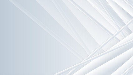 Obraz premium Modern abstract presentation background with stripes lines white
