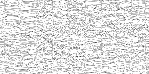 abstract wave texture white background vector lines