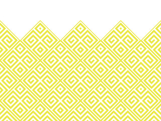 Abstract geometric pattern. Modern vector background. White and yellow ornament. Graphic modern pattern. Simple lattice graphic design