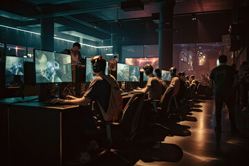 eSports competition. Generative AI