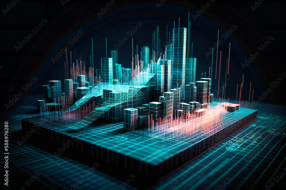 Poster explore a cutting-edge, multi-dimensional analytics chart that brings business data to life