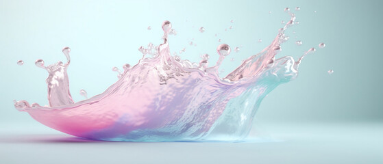 Obraz na płótnie Canvas Pastel colored water background texture